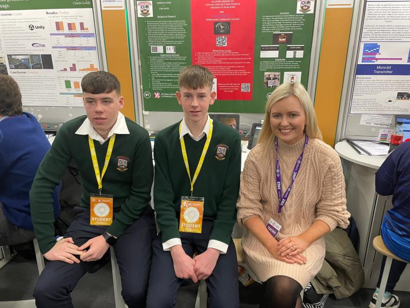 Local students enjoy experience at BT Young Scientist exhibition