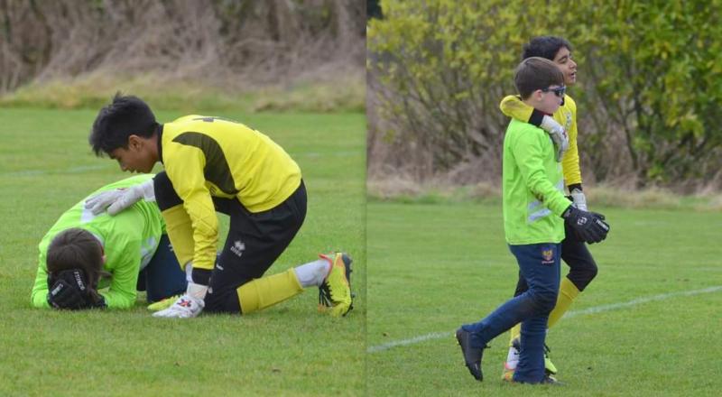 Outstanding act of sportsmanship by young player at soccer match in the Midlands going viral