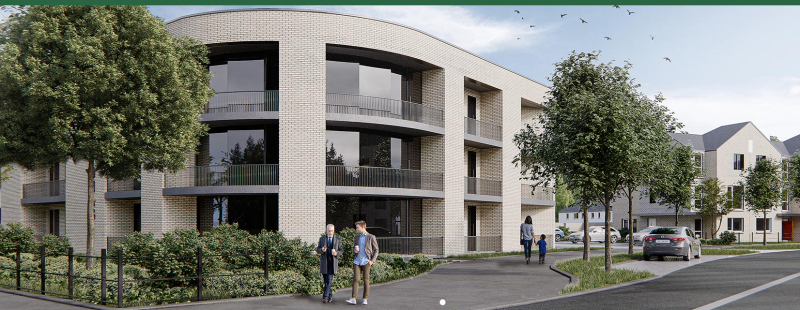 An artist's impression of how the proposed development might look