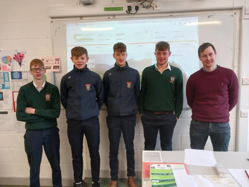 School's Irish Angus Beef Competition team organise talk with Teagasc advisor