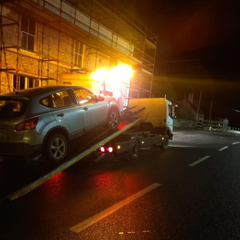 Gardaí seize car in Portumna