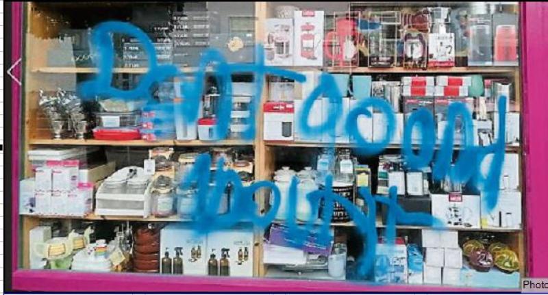 Actor and stage hand went on spray painting spree in Tullamore after drinking 'far too much' whiskey