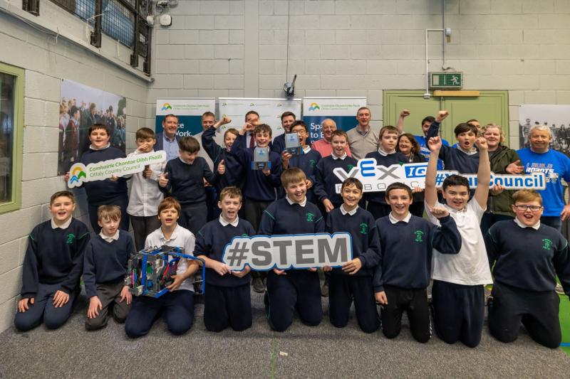Offaly Boys represent Offaly in VEX All- Ireland Championships 