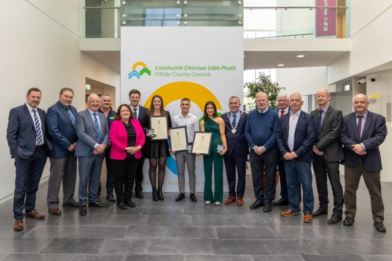 Elite Offaly boxers honoured at Civic Reception