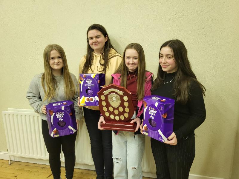 Lively entertainment at Offaly Foroige interclub table quiz