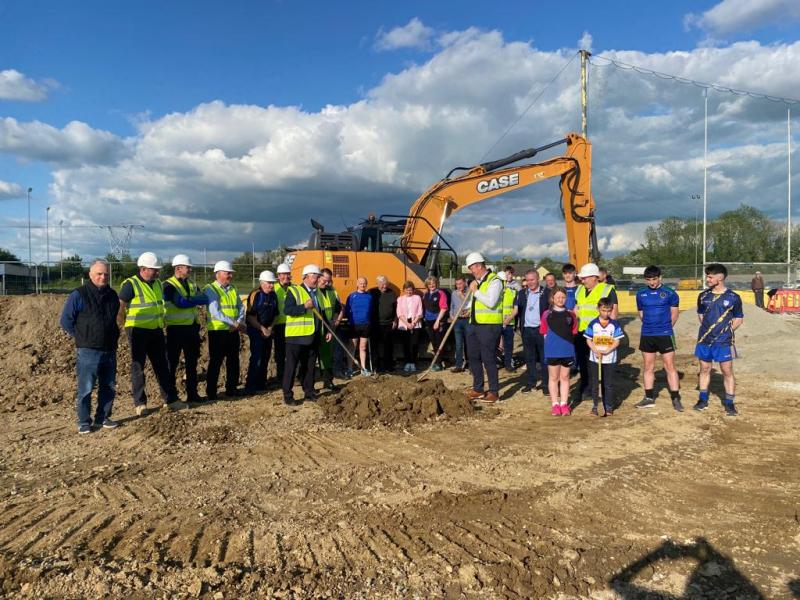 Ballycumber GAA turn sod for new Activity Centre