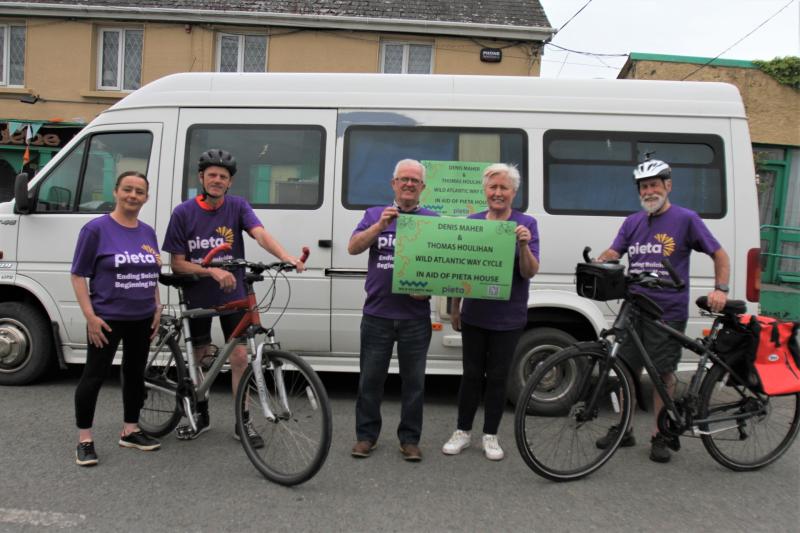 Local men to cycle Wild Atlantic Way for Pieta House