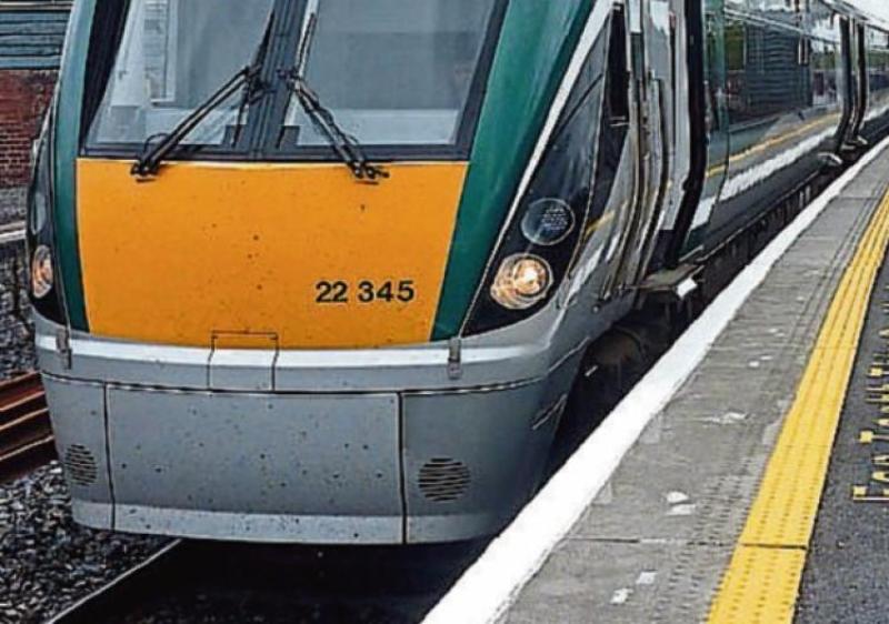 Irish rail has apologised to a pensioner who had to sit on the floor of a train from Tullamore to Dublin and back as there were no seats available
