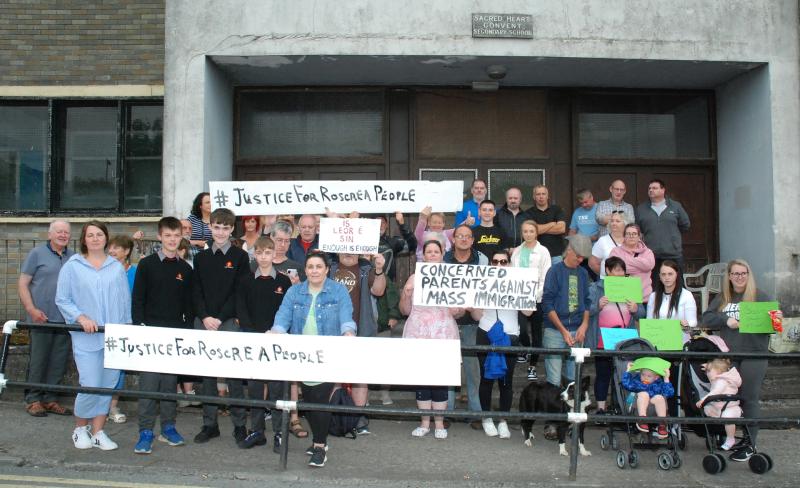 Protest in Roscrea over plans to accommodate refugees at local convent