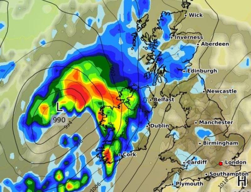 ALERT! Stormy weather on the way as Met Eireann issues weather warning for parts of Ireland