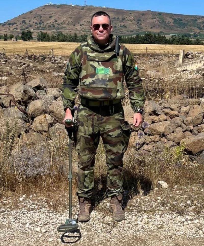 Birr man is clearing mines with UN force in Syria