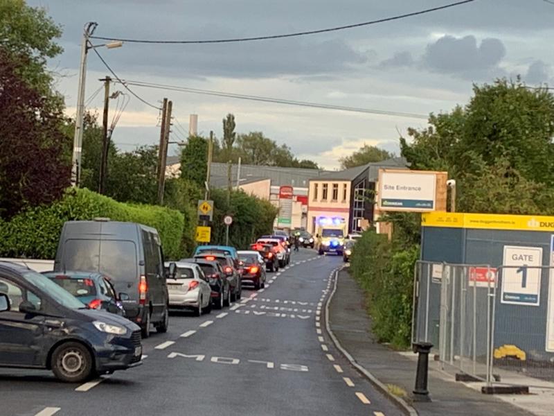 Laois Gardai an ambulance at the scene of Mountmellick incident