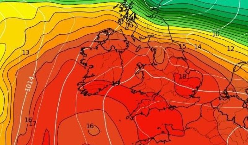 Offaly could record hottest temperature in Ireland this week amid 23C blast
