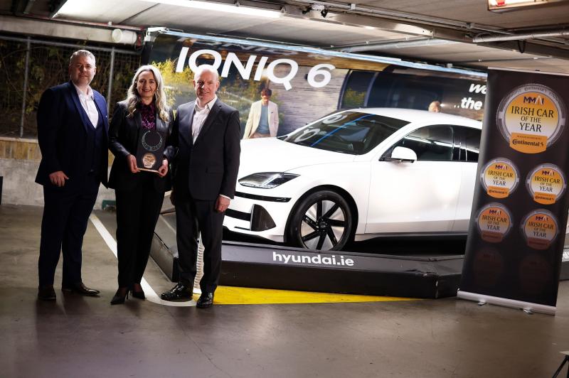 Hyundai IONIQ 6 takes Irish Car of the Year title for 2024