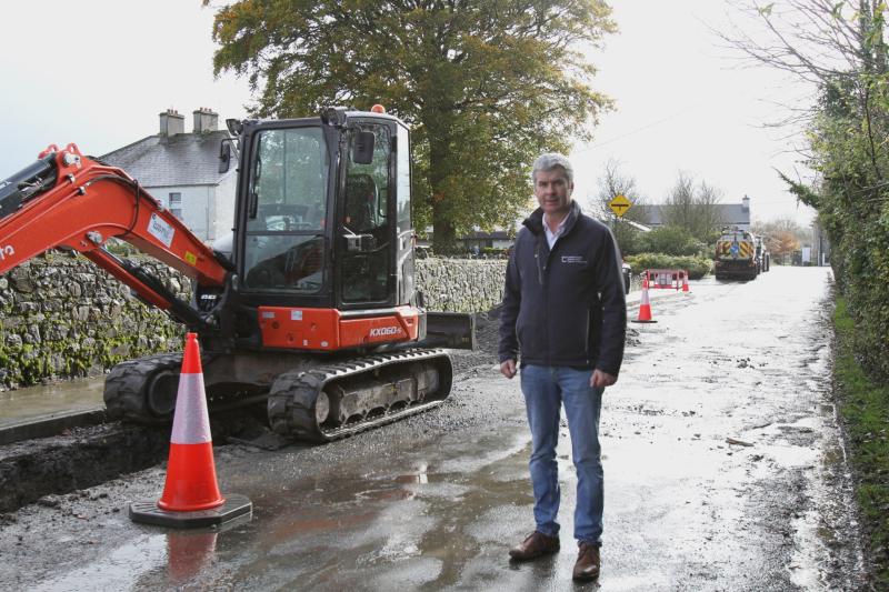 Major drainage project underway in Rathcabbin village