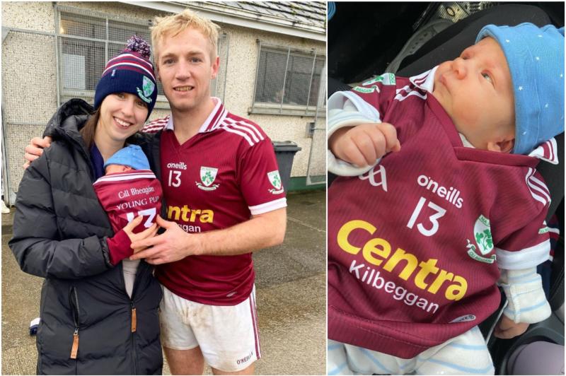 Offaly social media star shares adorable pictures of new baby at first GAA match