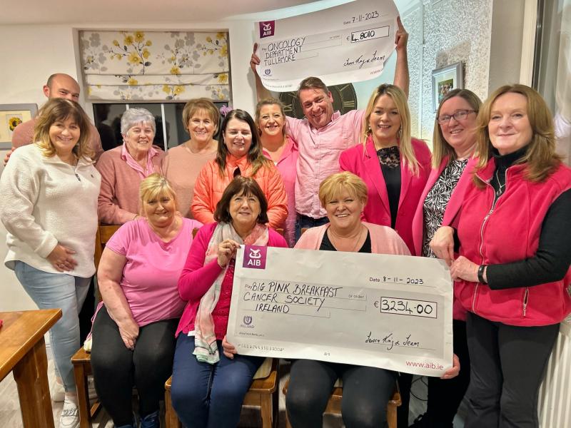 Big Pink Breakfast fundraising event raised thousands for cancer charities