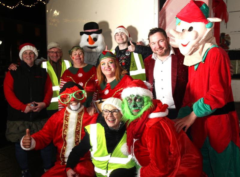 Large crowd gathers for the switch on of Christmas lights in Birr