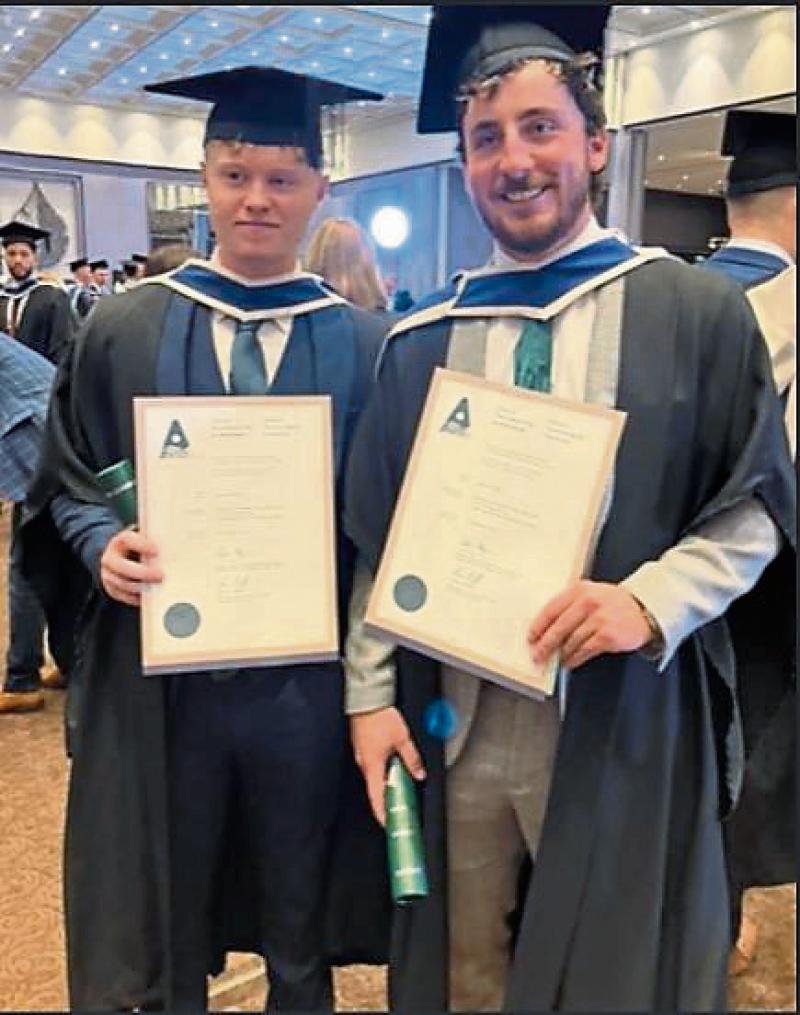 Outstanding Offaly students graduate with honours degrees from university