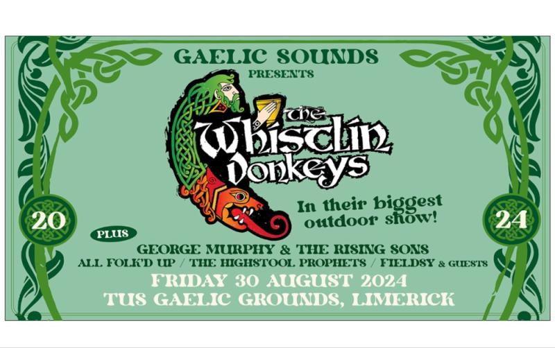 Gaelic Sounds is returning to Limerick and we have 3 pairs of tickets to giveaway!!