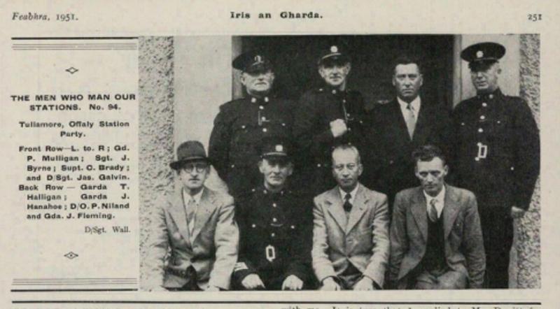 Gardai Tullamore station 1951