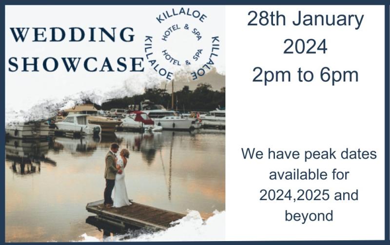 Your dream Wedding Venue could be the beautiful Killaloe Hotel & Spa