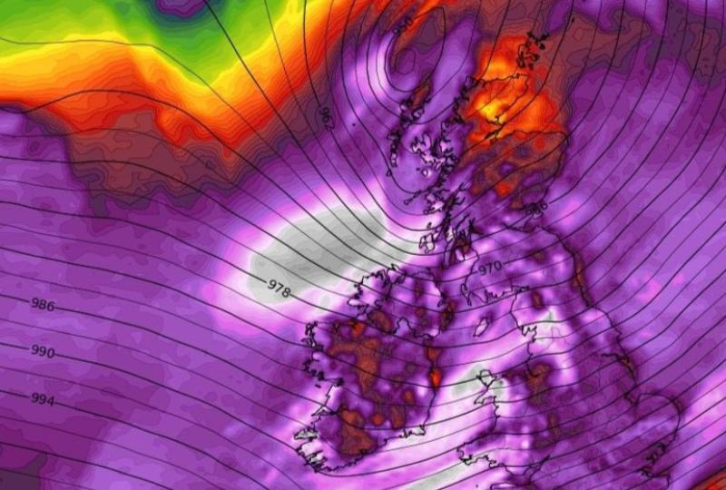 Offaly forecaster in Storm Isha  update as Ireland braces for 130km/h wind warnings