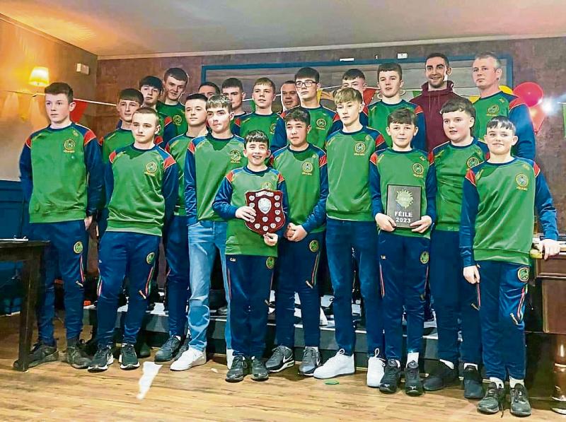 All-Ireland winning Dublin star presents medals to young Offaly footballers