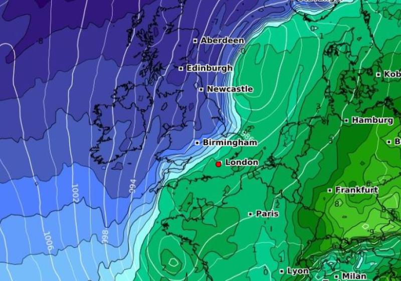 Met Eireann weather forecast for Ireland for the coming week