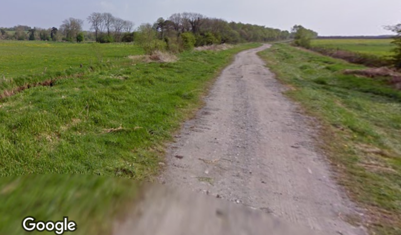 A walkway in Mountlucas in County Offaly