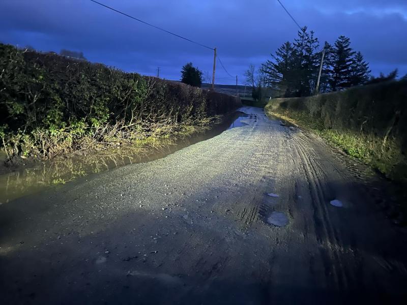 Anger as three drivers burst tyres on same Offaly road in half hour period