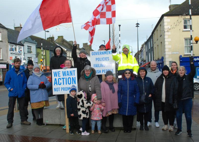 roscrea racket hall protest roscrea community action group shane lee