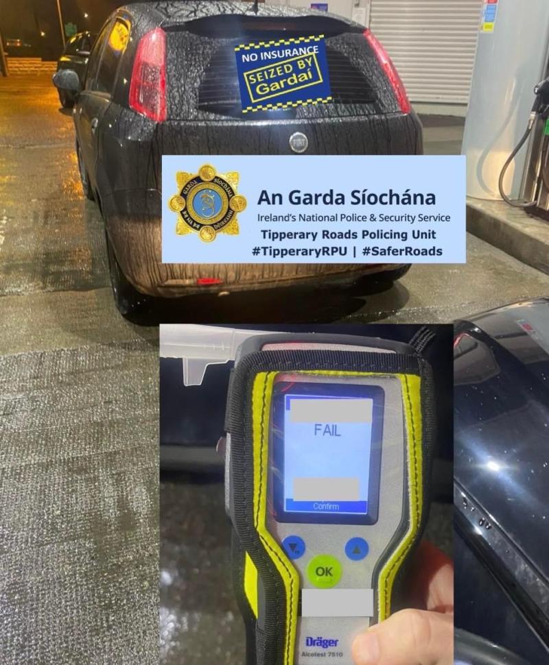 roscrea gardai seize car tipperary
