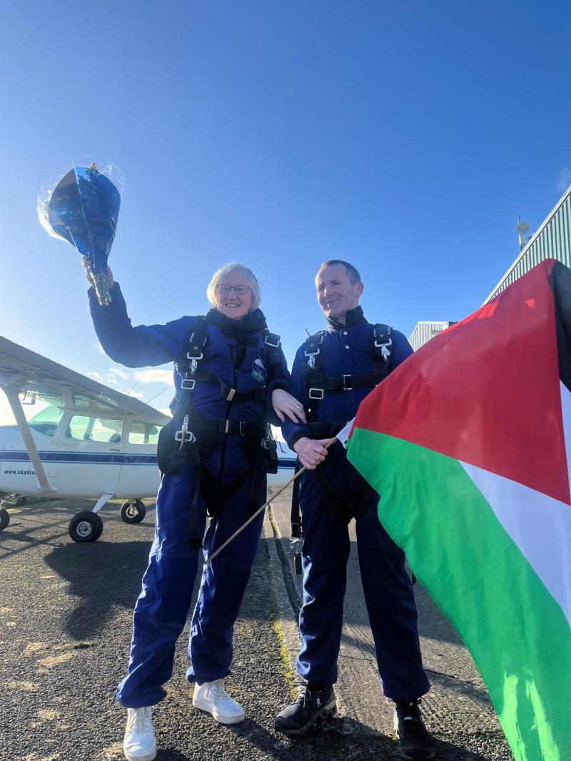 Grandmother declares “it was so worth it” after her terrifying 13,000ft skydive