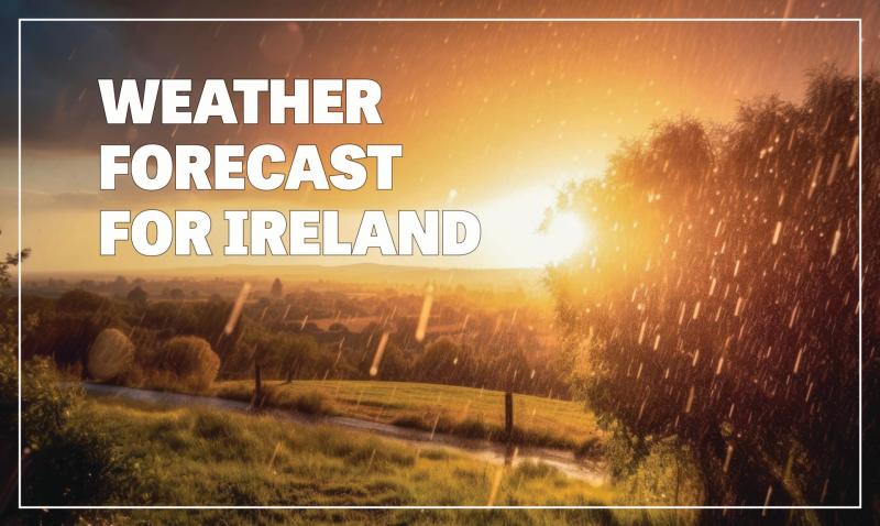 Met Eireann weather forecast for Ireland for the coming week