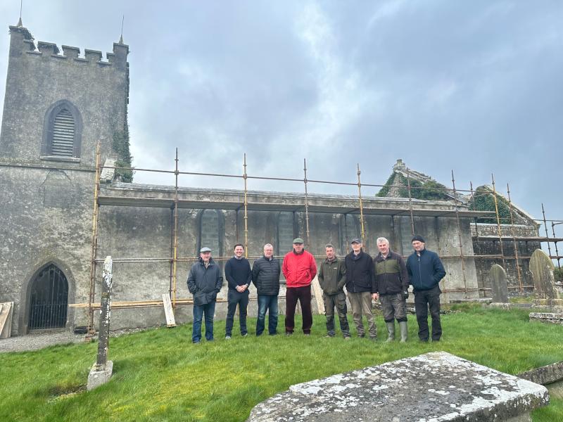 Restoration works at Cemetery in Offaly near completion