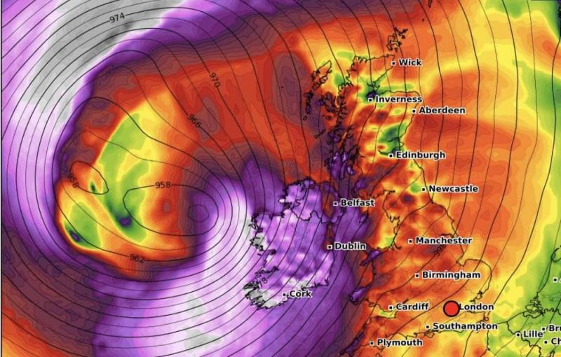 'Damaging' Storm Kathleen could see 130km/h winds rip through Ireland