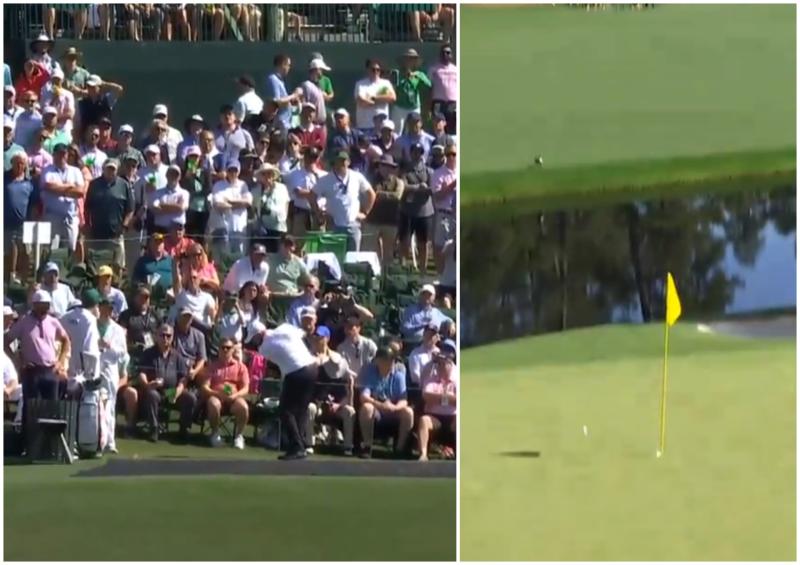 WATCH: Shane Lowry warms up for US Masters with incredible practice shot