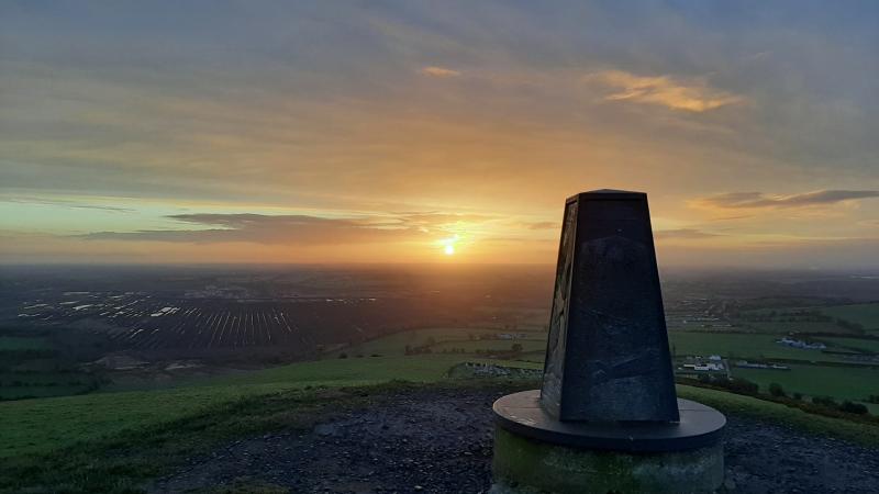 Croghan Hill sunrise