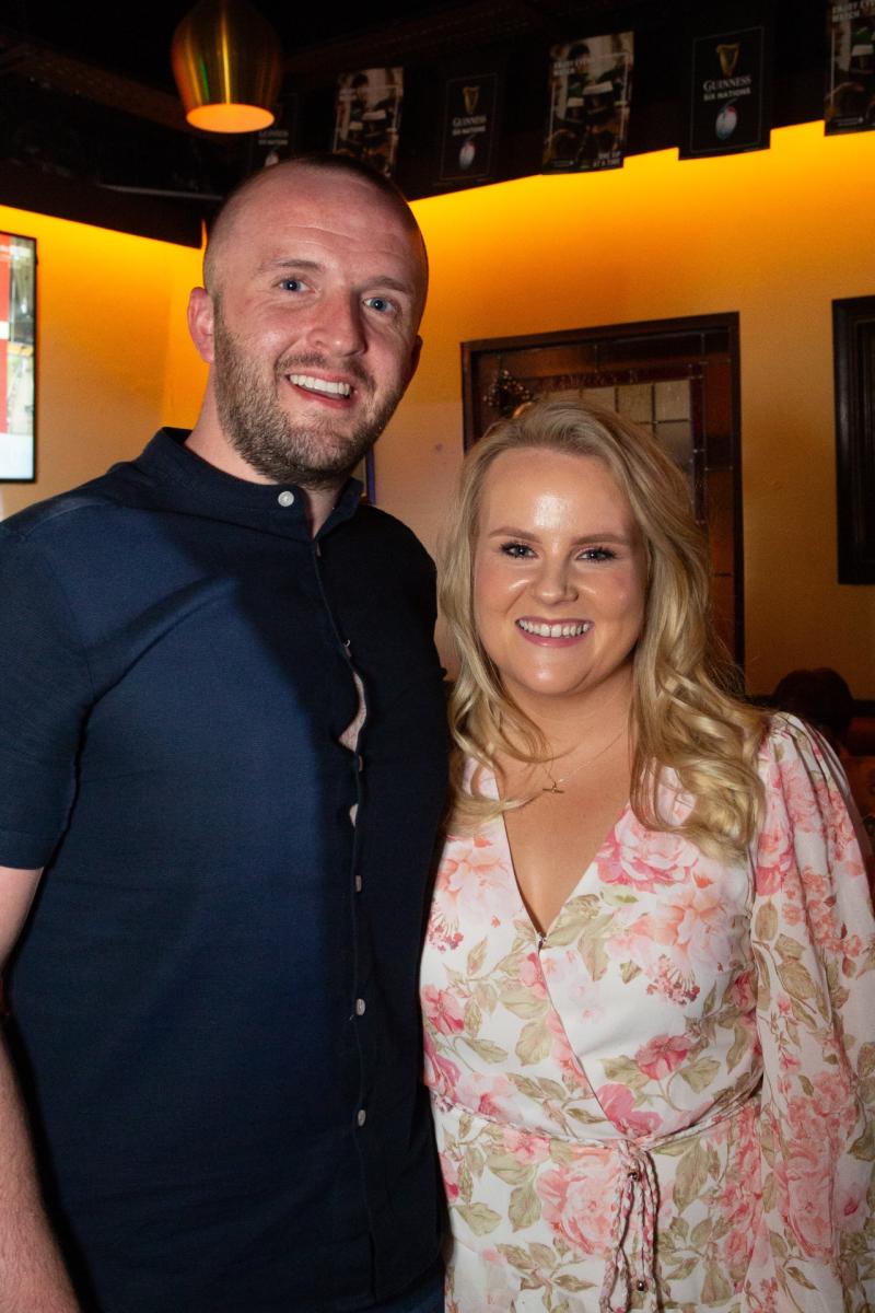 Newly married couple continue wedding celebrations with night out in Tullamore