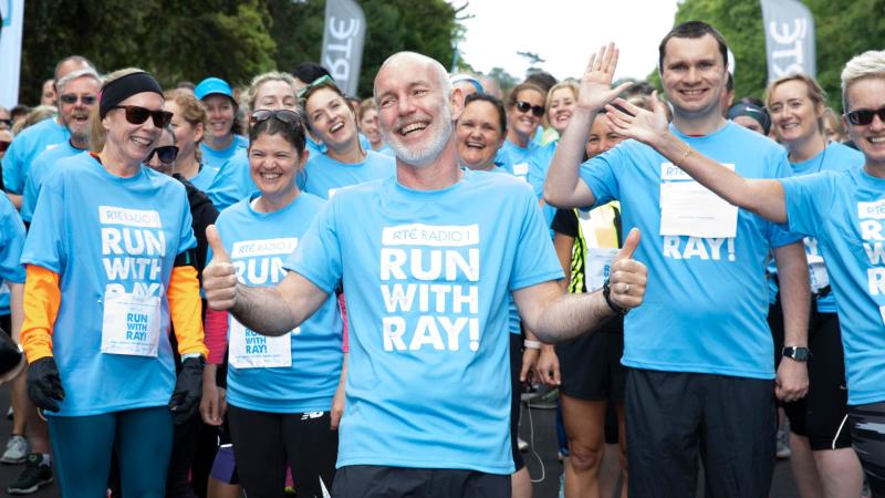 Ray D'Arcy will travel to five counties for Run with Ray this month
