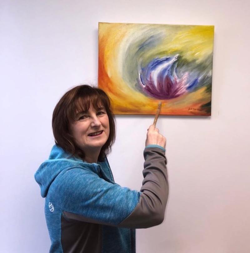 Local artist goes from Caring to Canvas