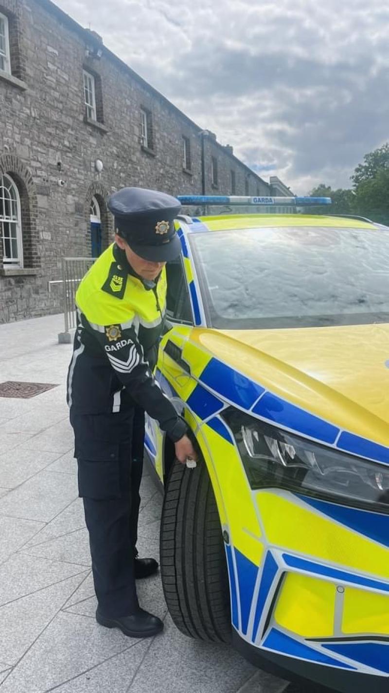 Gardaí in the midlands focus on tyres today