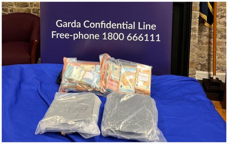 Two arrested in Dublin cocaine and cash seizure worth over &euro;230,000