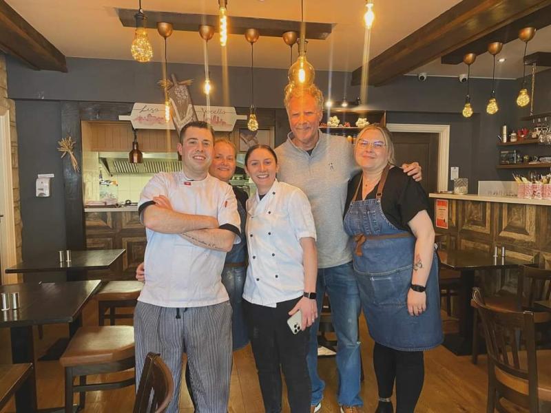 Award winning Longford restaurant welcomes film star Will Ferrell 