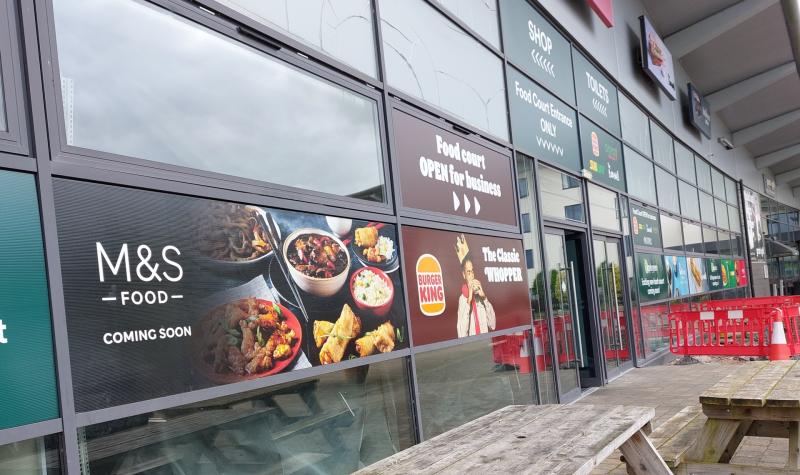 Marks & Spencer is expanding into Laois at Portlaoise motorway foodcourt