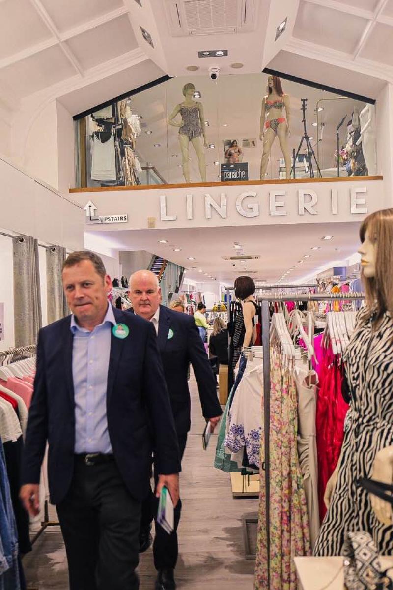 Oh God, we're in lingerie! - Offaly European Election candidate Barry Cowen suffers Father Ted moment on campaign trail
