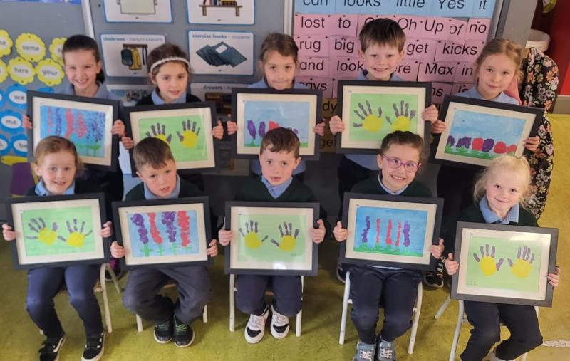 Offaly national school hosts vibrant pupil art exhibition