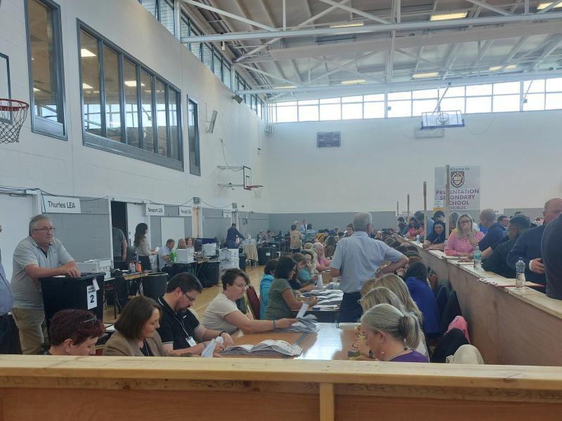 Roscrea's sitting Councillors perched to retain seats in first count