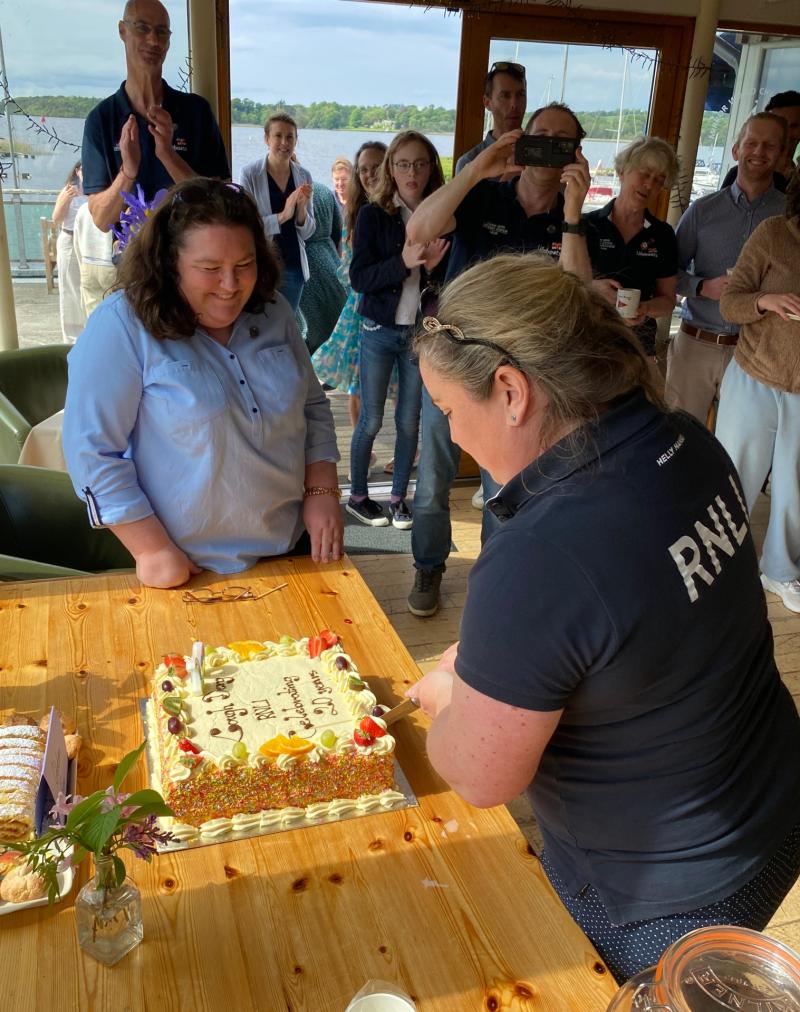 Local RNLI group celebrates 20 years lifesaving service
